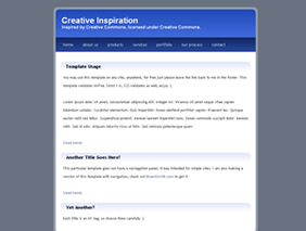 XHTML Template Preview
